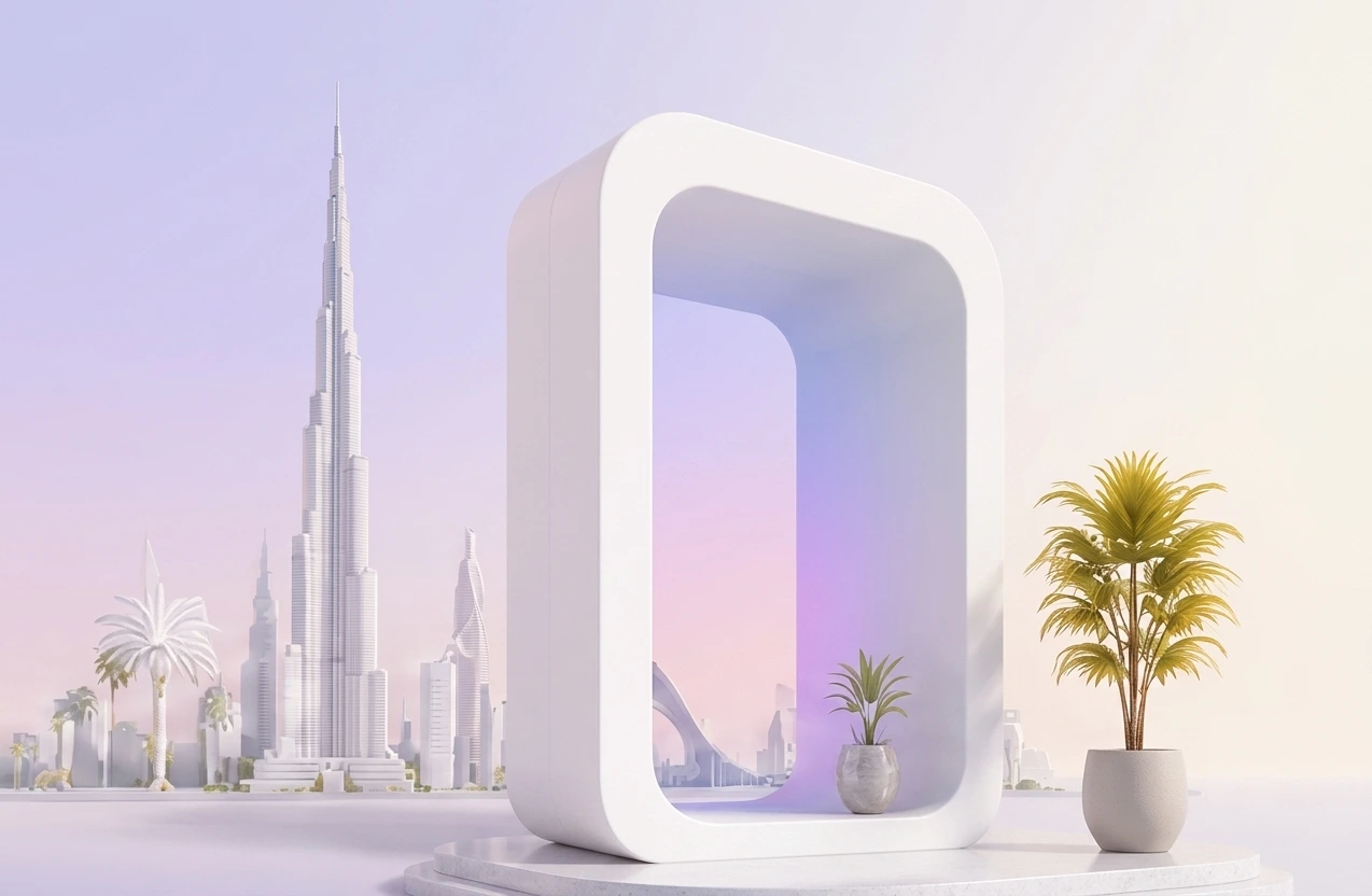 Dubai Services 3D Graphic
